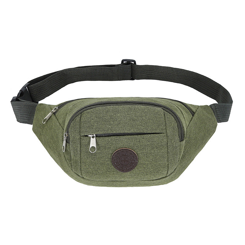 Women's & Men's & Canvas Fashion Large Capacity Storage Men's Waist Packs
