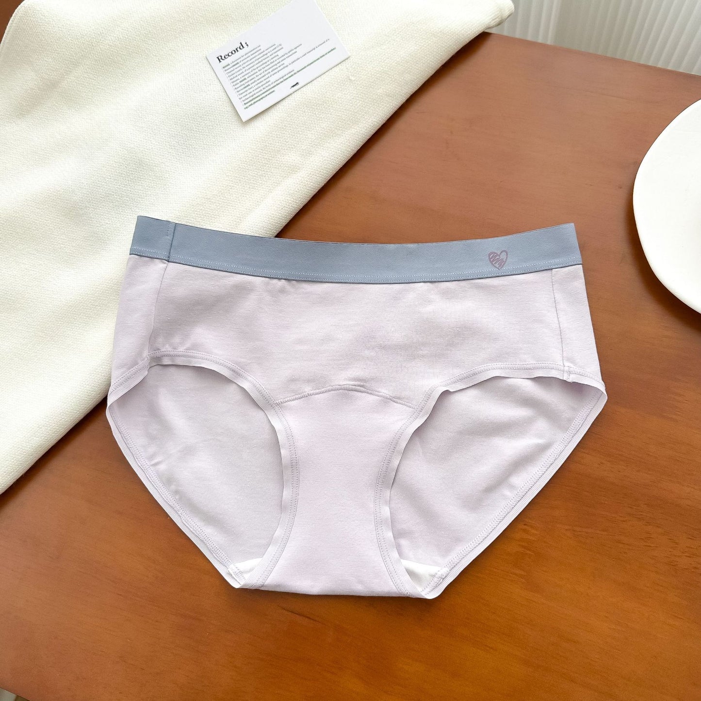Women's Lengthened Crotch Purified Cotton Underwear Pure Panties