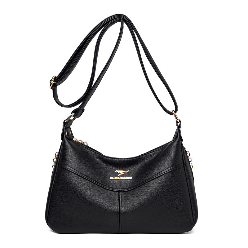 Women's Korean Style Stitching Large Capacity Mom Crossbody Bags