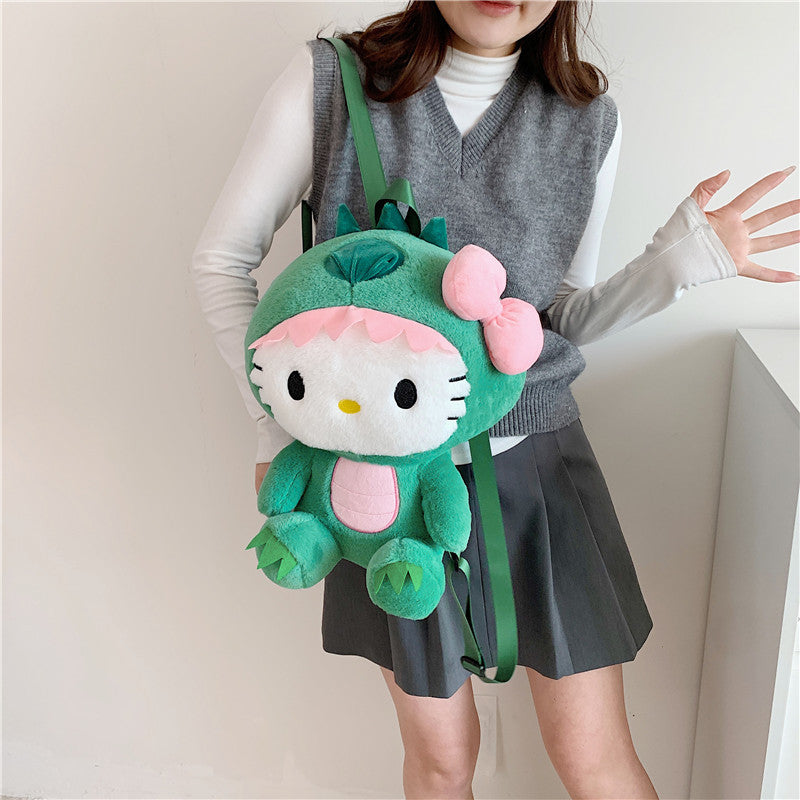 Casual Plush Cartoon Cute Clow Gift Backpacks