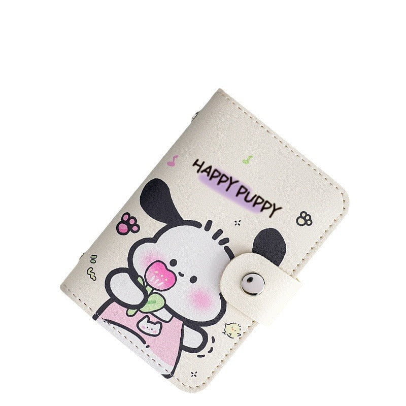 Cute Cartoon Pacha Dog Clow Certificate Protective Card Holder