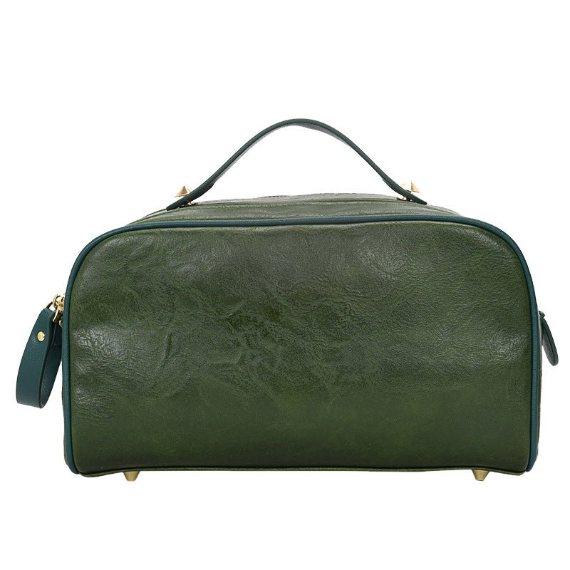 Portable Simple Fashionable Large Capacity Solid Cosmetic Bags