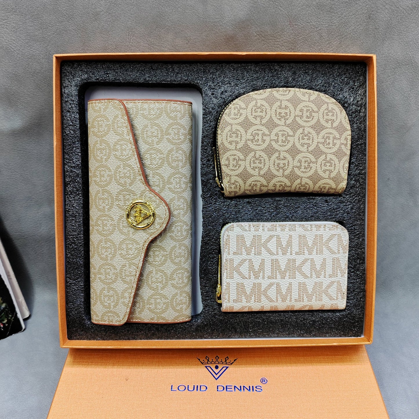 Cool Attractive Three-piece Gift Box Sets Ladies Wallets