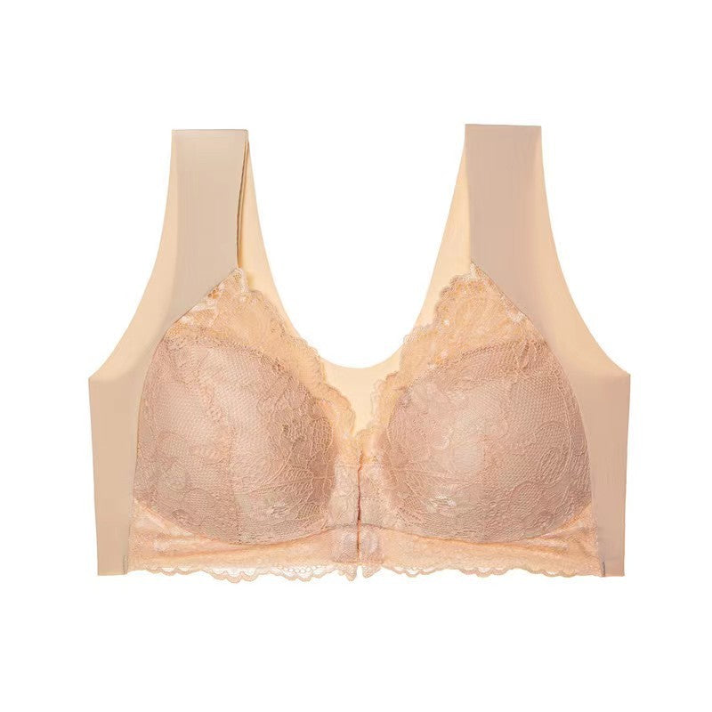 Women's Closure Wireless Push Up Small Lace Everyday Bras
