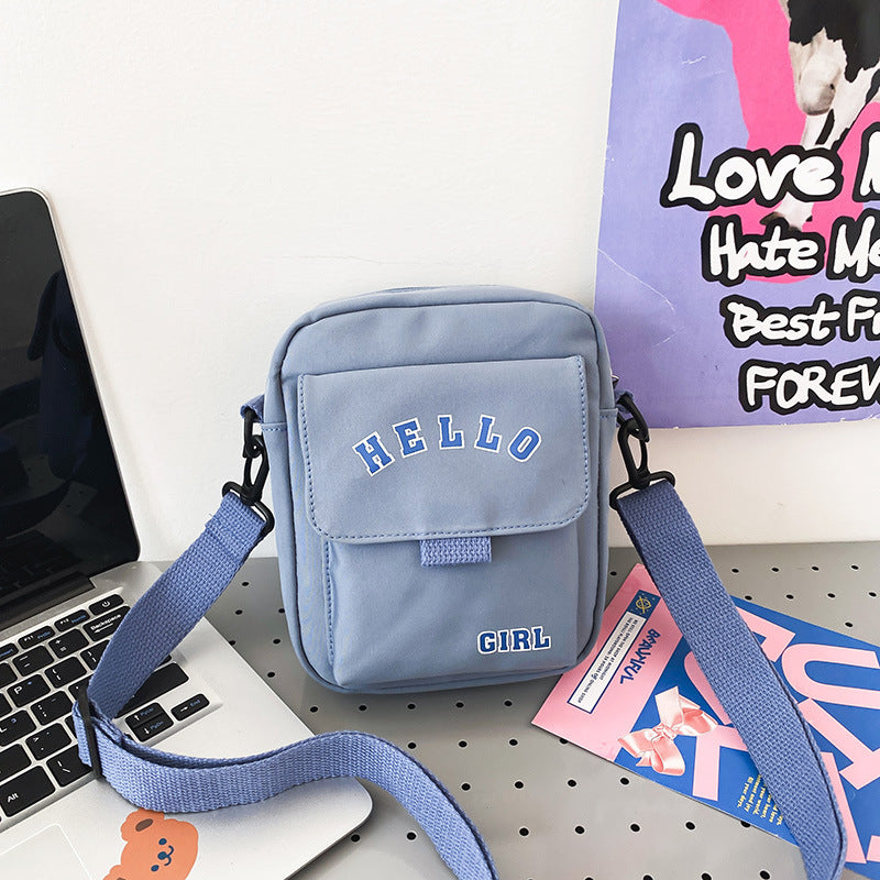Korean Style Versatile Cute Contrast Color Crossbody Bags