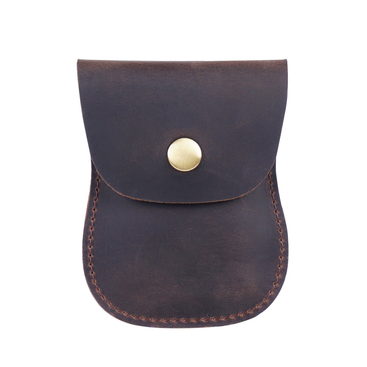 Horse Leather Creative Retro Cowhide Clamp Card Holder