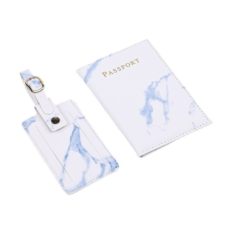 Source Marbling Passport Cover Boarding Pass Card Holder