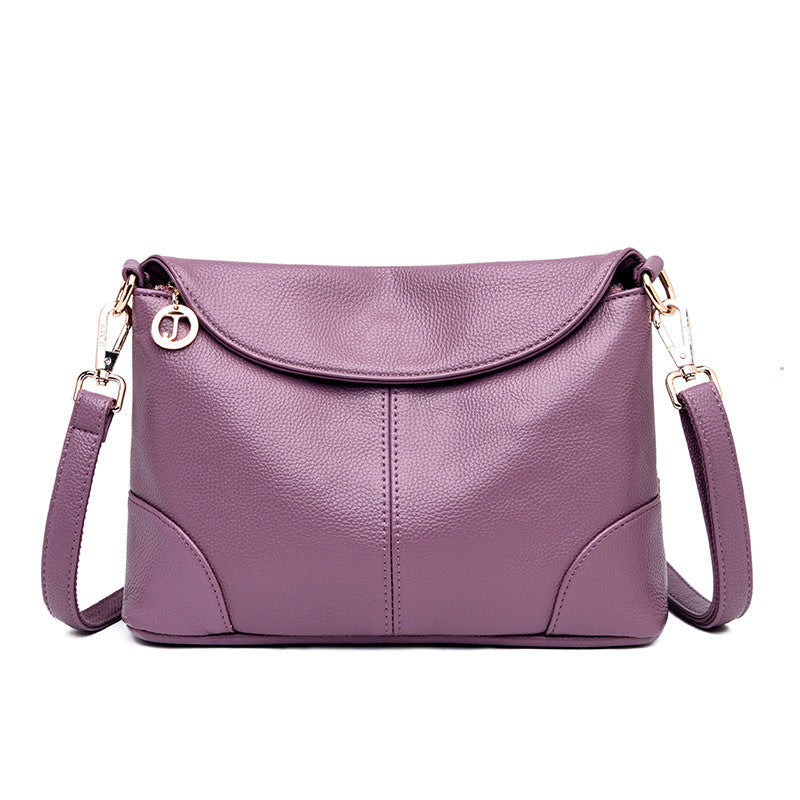 Women's Female Fashion Mother Soft Leather Shoulder Bags