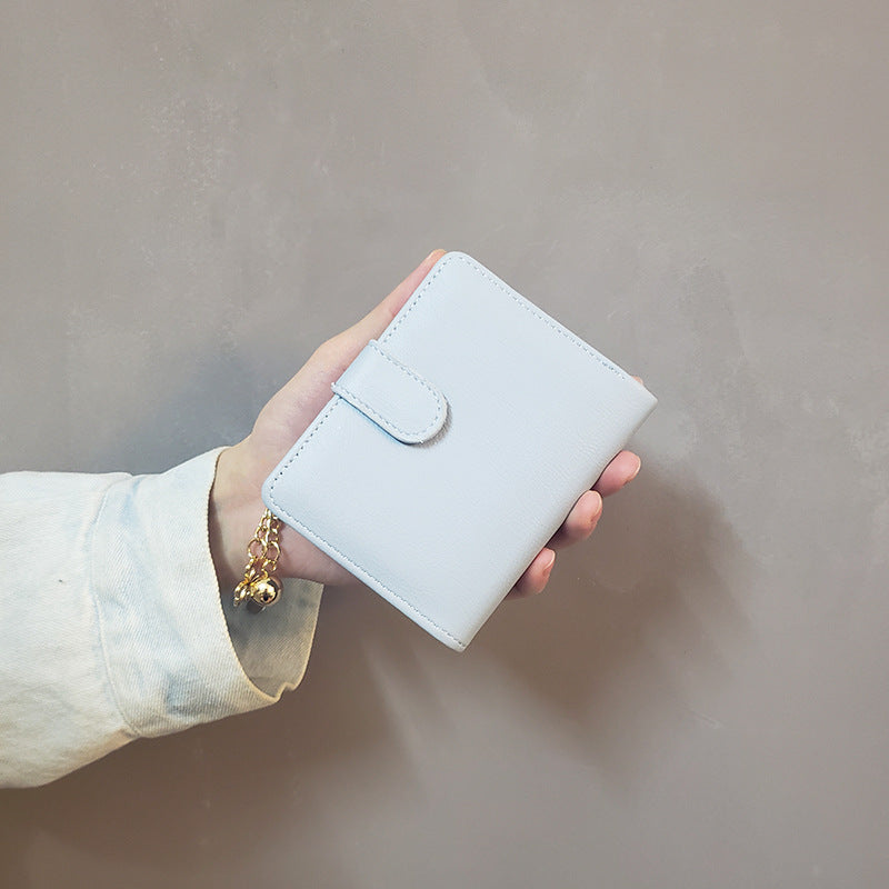 Women's Solid Color Single Large Capacity Zipper Short Fashion Ladies Wallets