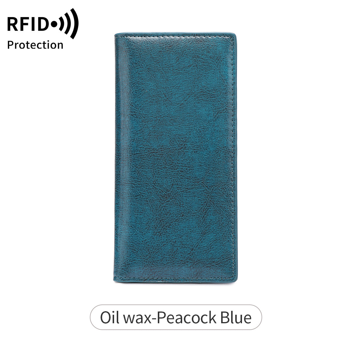Women's Long Simple Solid Color Credit Multifunctional Card Holder