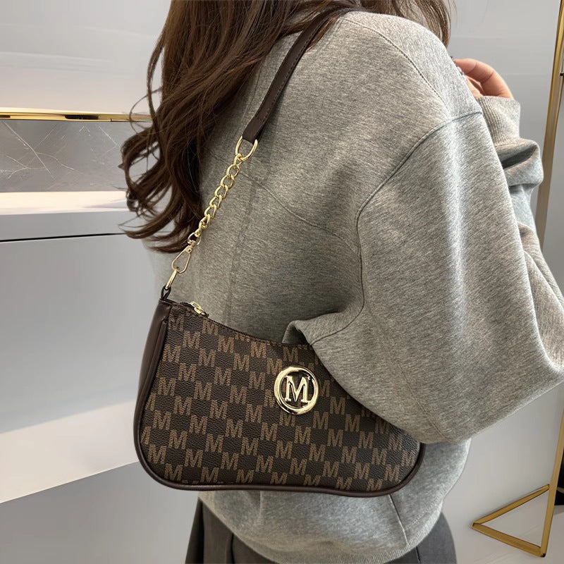 Style Fashion Underarm Western Personality Letter Women's Shoulder Bag