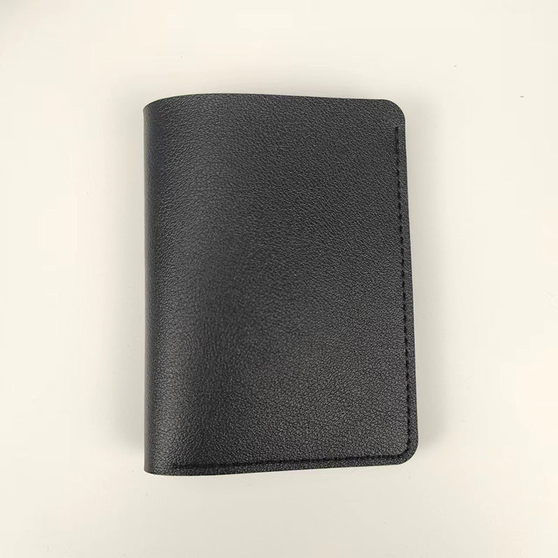 Women's Glossy Short With Buttons Two Fold Simple Driving Ladies Wallets