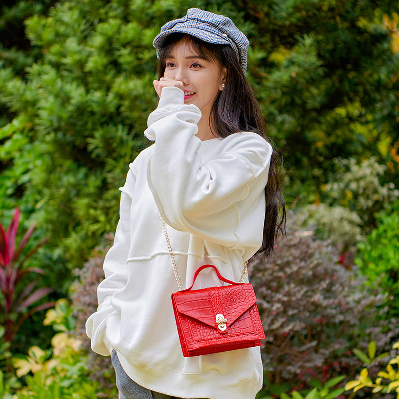 Trendy Women's Versatile Chain Fashion Pattern Handbags