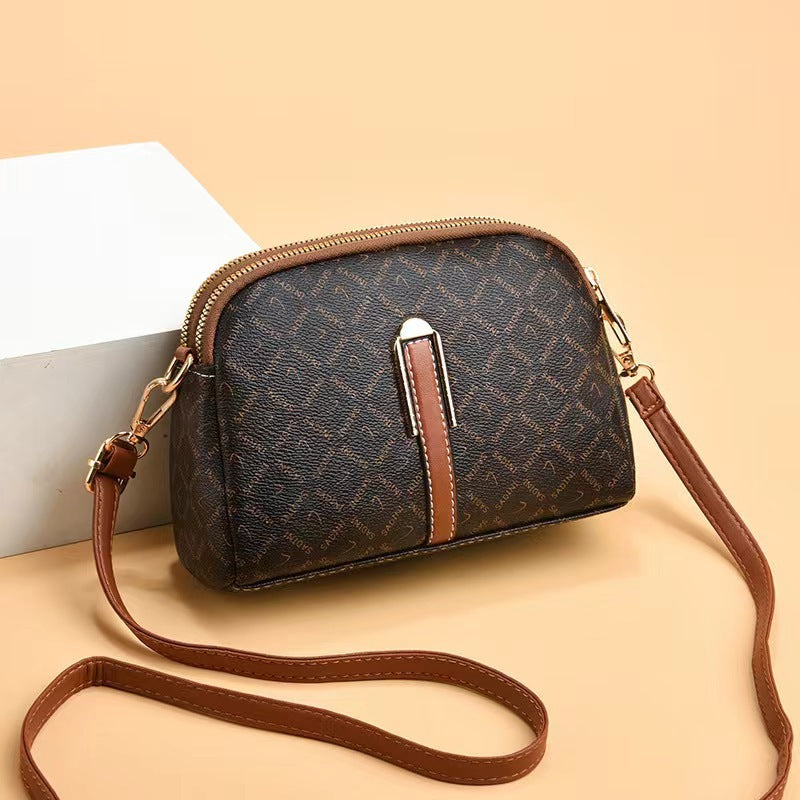 Elegant Women's Spring Embroidery Thread Mobile Phone Bags