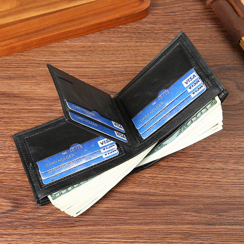 Men's Business Fashion Trendy Short Multiple Slots Purses