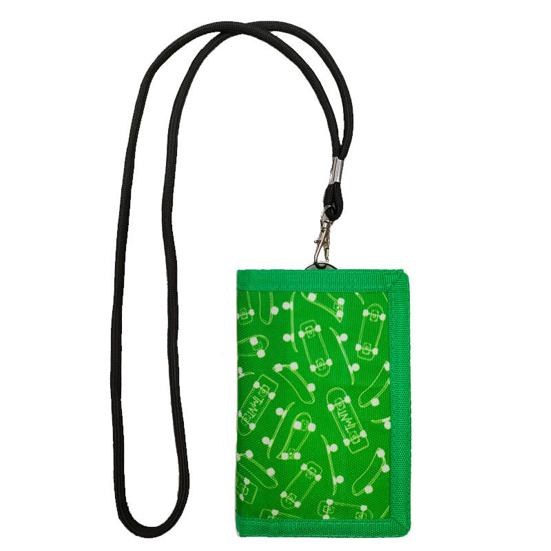 Lanyard Cartoon Animation Unicorn Gift Folding Men's Wallets