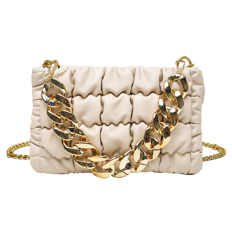 Women's Plaid Chain Spring Super Popular Fashion Women's Shoulder Bag