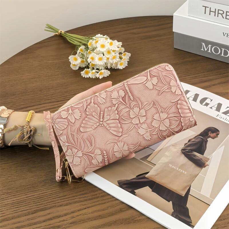 Women's Design Long Business Retro Simple Clutch Coin Purses