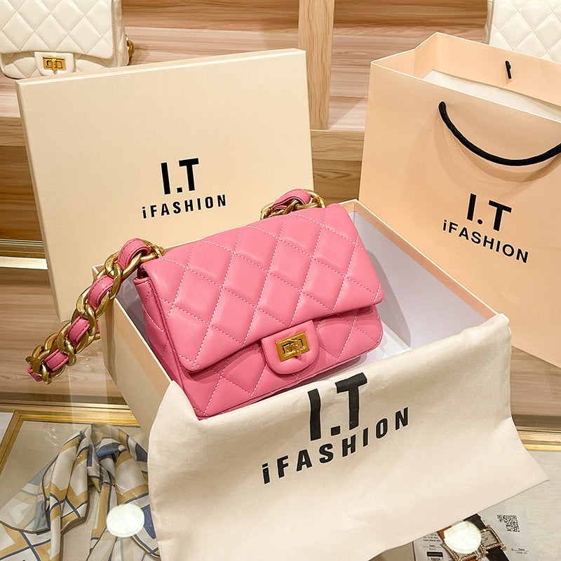 Women's Fashionable Classic Style Soft Leather Fat Women's Messenger Bag