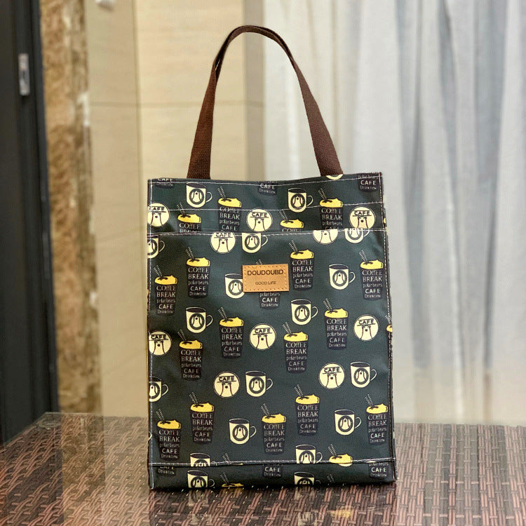 Running Volume Korean Style Waterproof Lunch Box Portable Handbags
