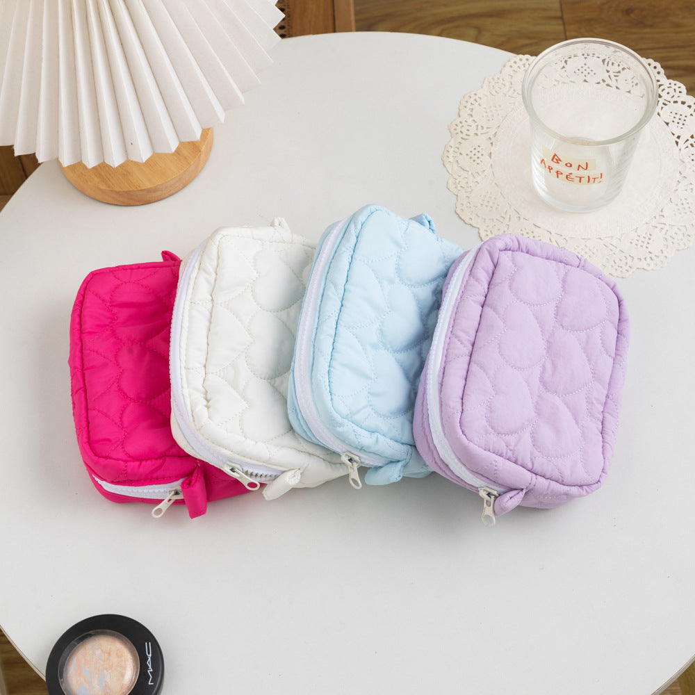 Candy Color Series Cute Storage Portable Mini Cosmetic Bags