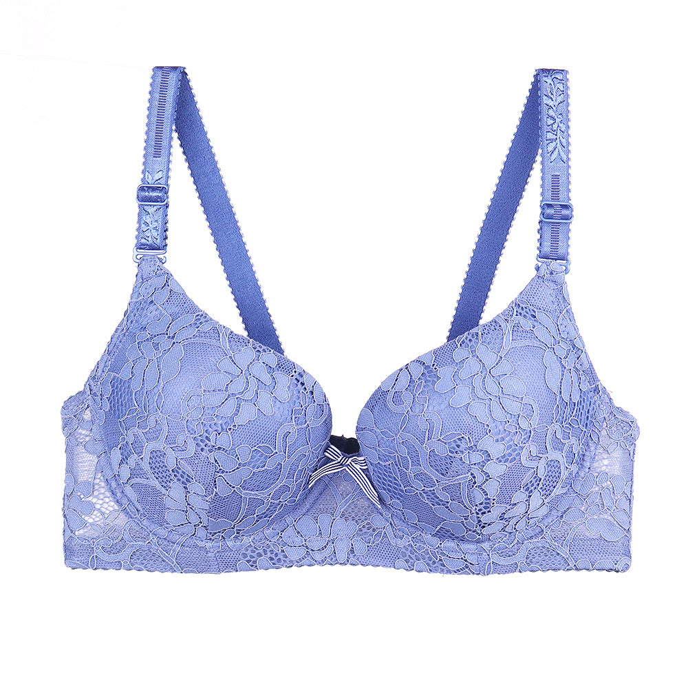 Breasts Contracting Female Lace Thin Soft Bras