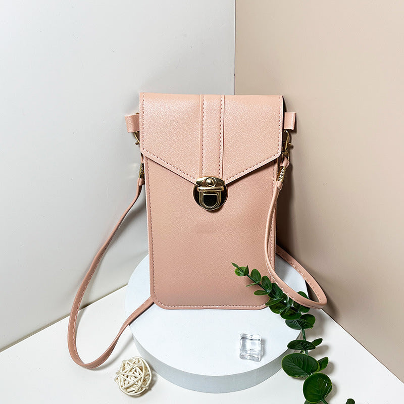 Pretty Touch Screen Lady's Large Capacity Phone Bags