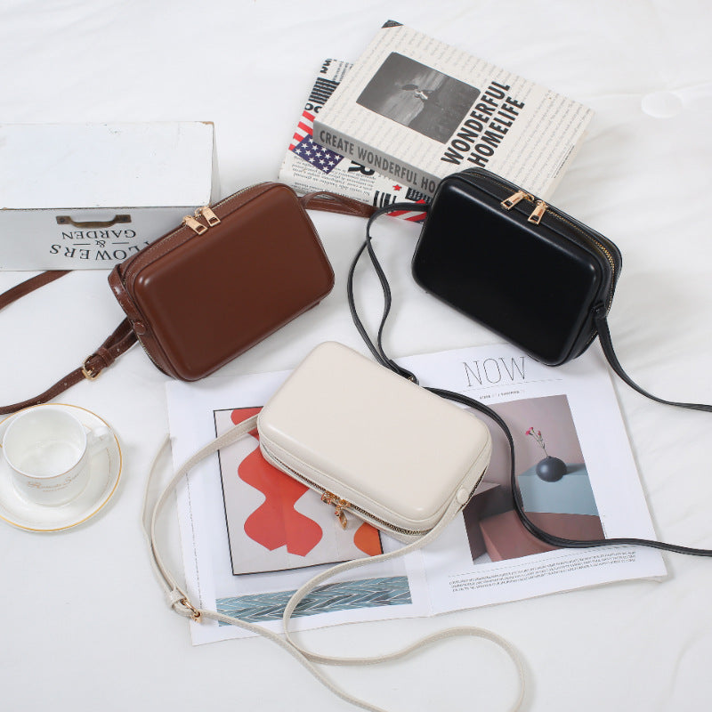 Fashionable Simple Korean Style Versatile Retro Women's Messenger Bag
