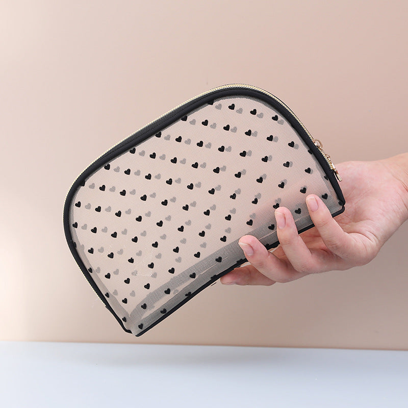 Waterproof Buggy Love Flocking Mesh Transparent Lock