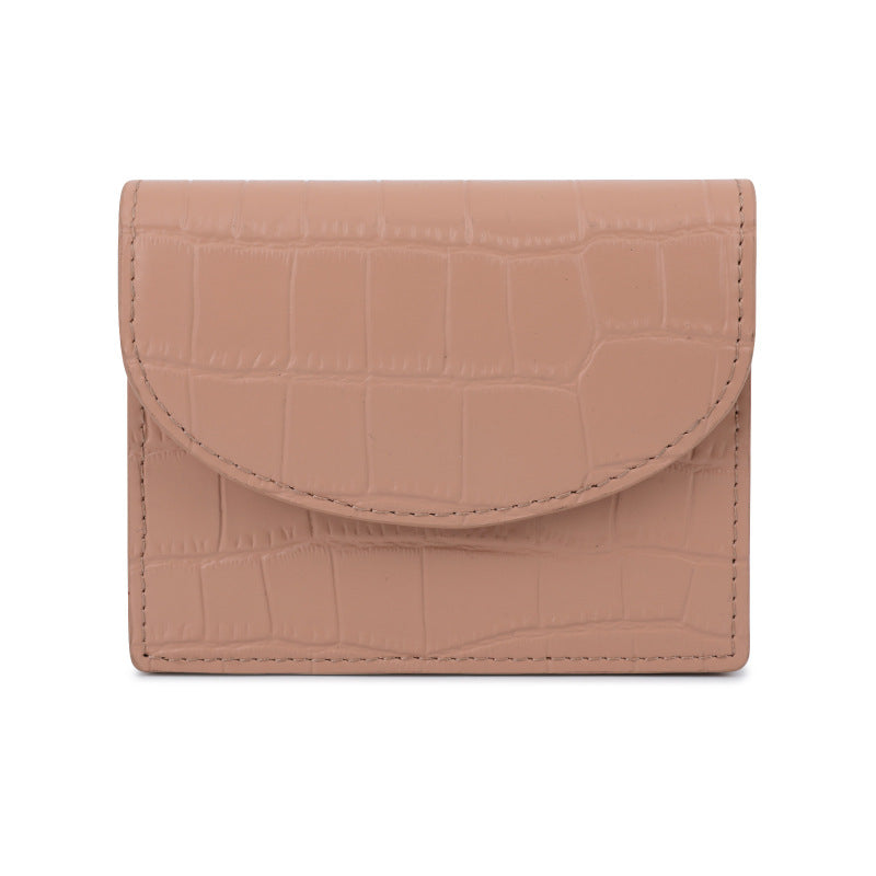 Unique Women's Crocodile Pattern Design Business Card Holder