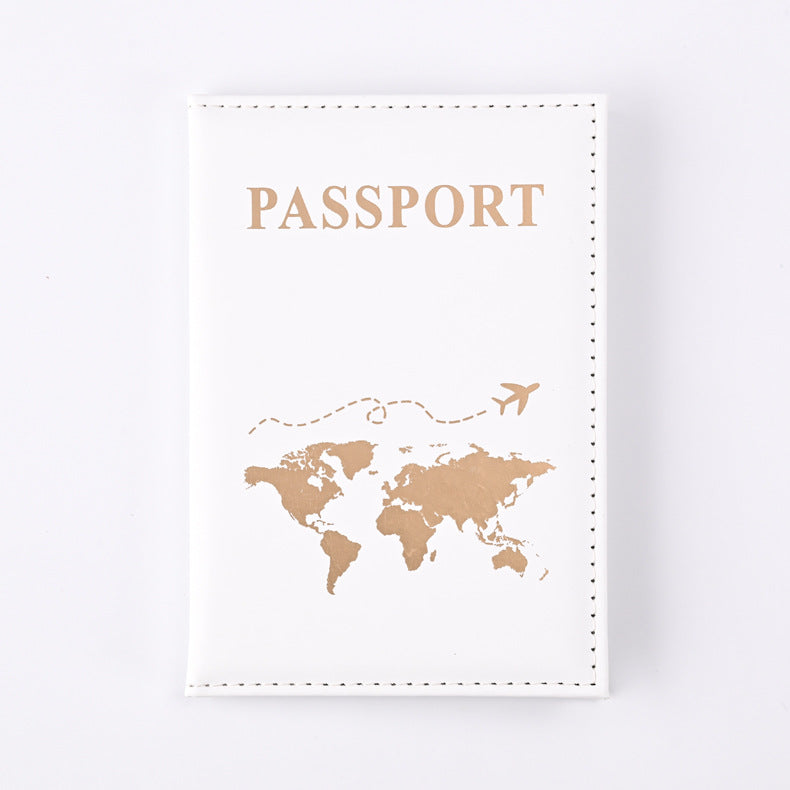 Plain Skin Feeling Passport Cover Ticket Card Holder
