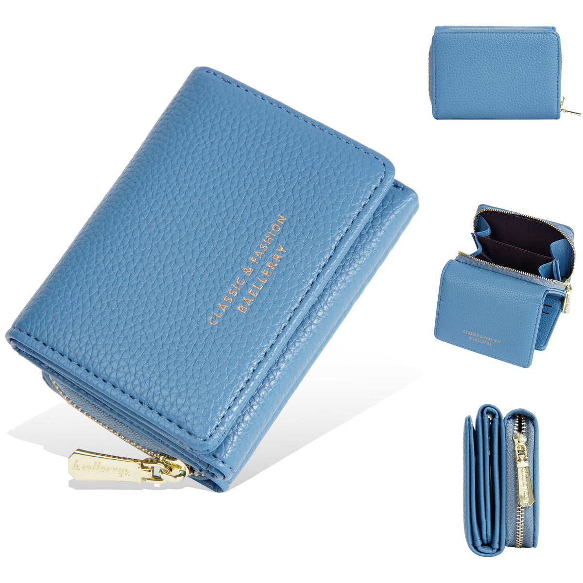 Women's Three Fold High Sense Multiple Slots Ladies Wallet