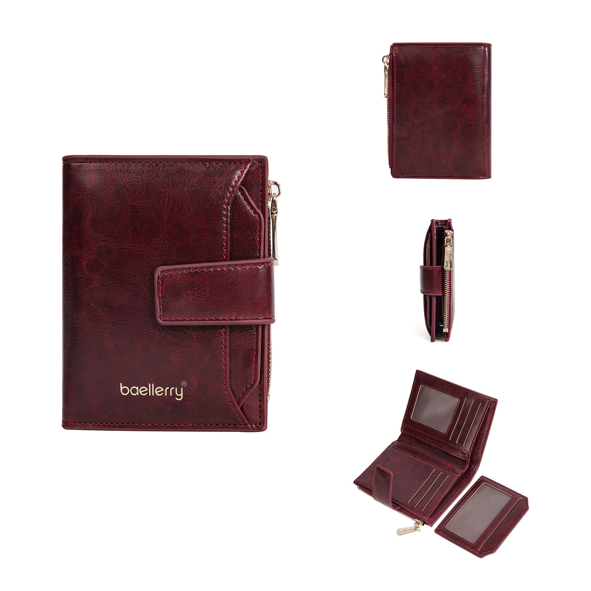 Women's High-grade Integrated Oil Fashion Female Card Holder