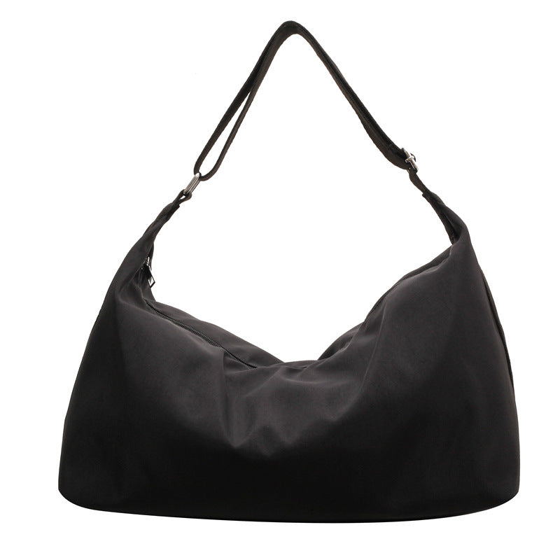 Women's Large Capacity Niche Commuter Solid Color Shoulder Bags