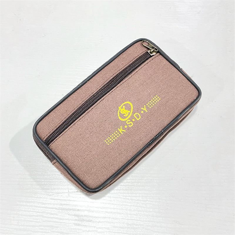 Men's Canvas Mobile Construction Site Large Pannier Men's Waist Packs