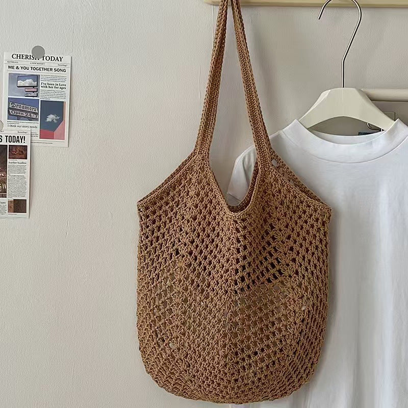 Large Capacity Totes Hollow Carambola Clip Tote Bags