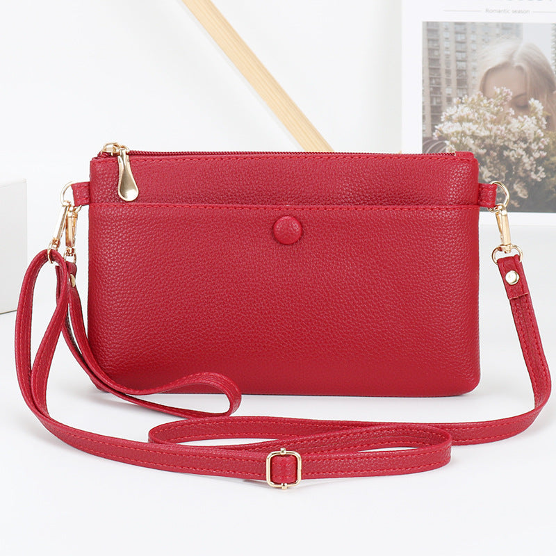 Glamorous Women's Simple Mom Mobile Soft Women's Shoulder Bag