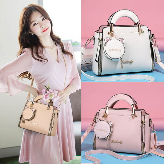 Women's Advanced Texture Fashionable Trendy Pouch Large Shoulder Bags