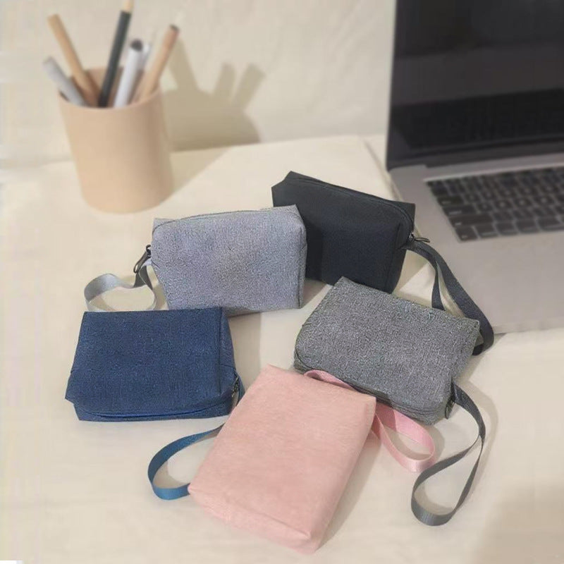 Storage Data Cable Headset Mouse Charger Computer Makeup Bag