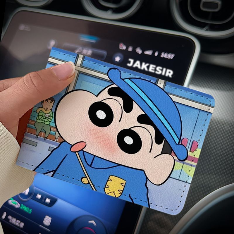 Crayon Driving License Protective Cover Motor Vehicle Card Holder