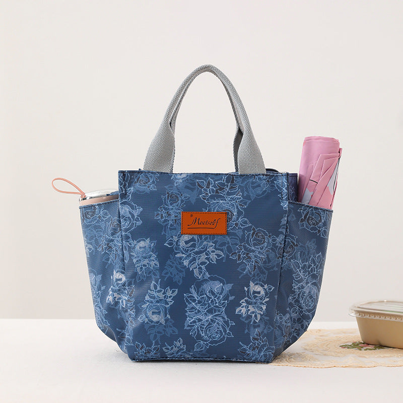 Zipper Lunch Box For Moms Oxford Cloth Handbags