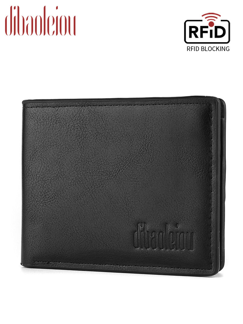 Men's Attractive Horizontal Multifunctional Retro Usd Men's Wallets