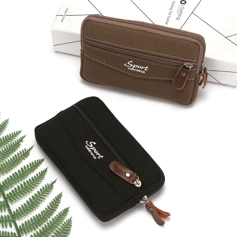 Single-layer Inch Mobile Canvas Construction Site Phone Bags