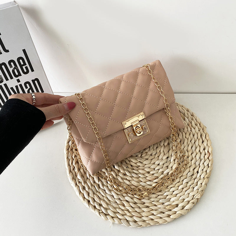 Women's Fashion Rhombus Embroidered Elegant Graceful Women's Shoulder Bag