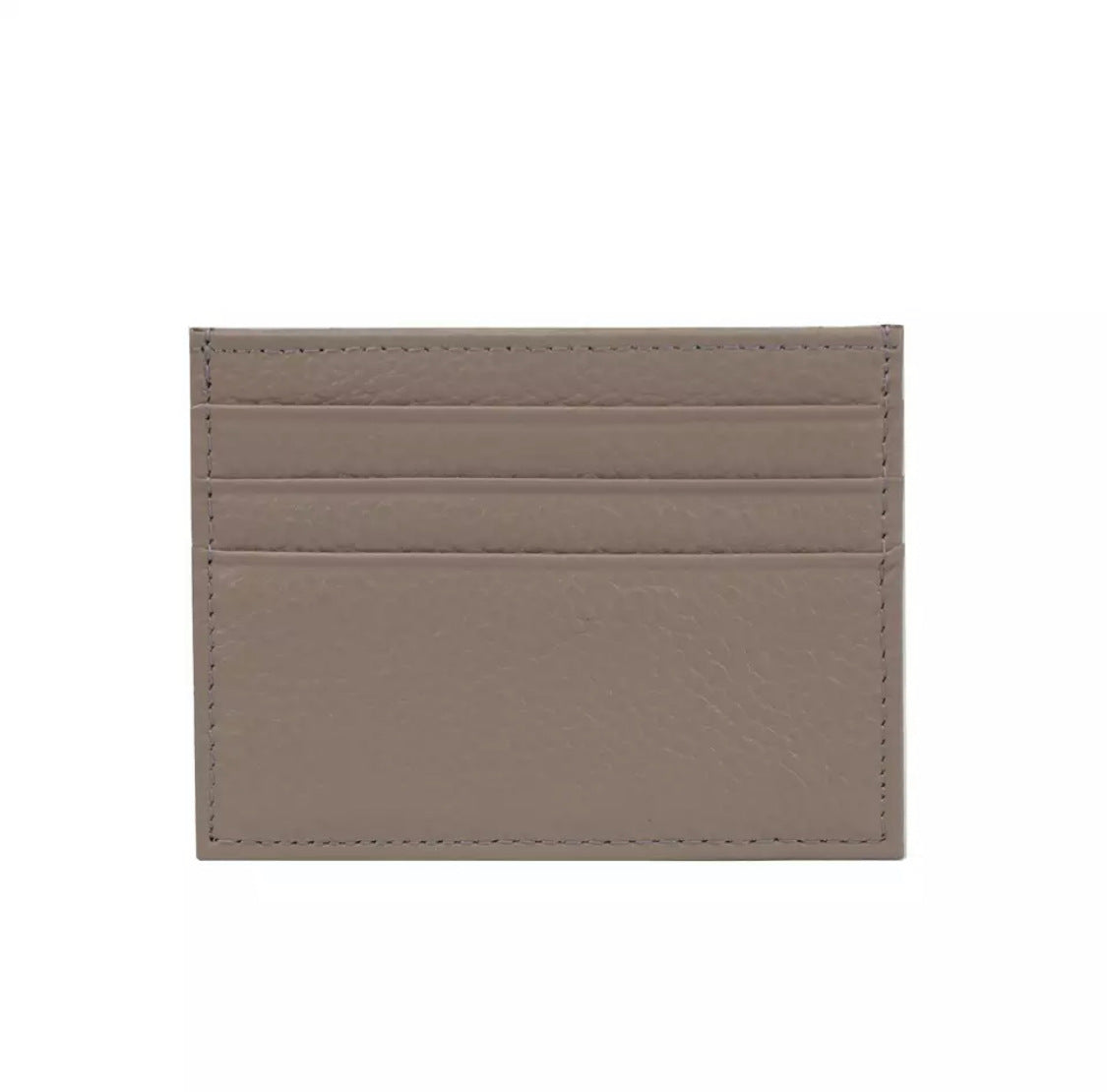 Genuine Leather Lychee Pattern Top Layer Cowhide Card Holder