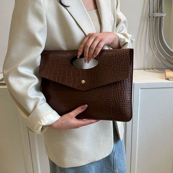 Fashion Clutch Simple Korean Style Summer Large Capacity Handbags