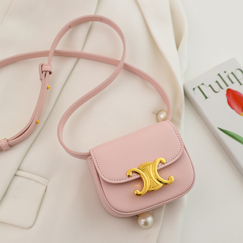 Classy Creative Mini Metal Catch Arc Crossbody Bags