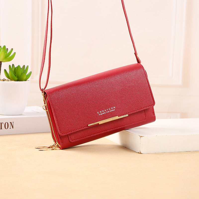 Charming Beautiful Women's Korean Mid-length Clutch Shoulder Bags