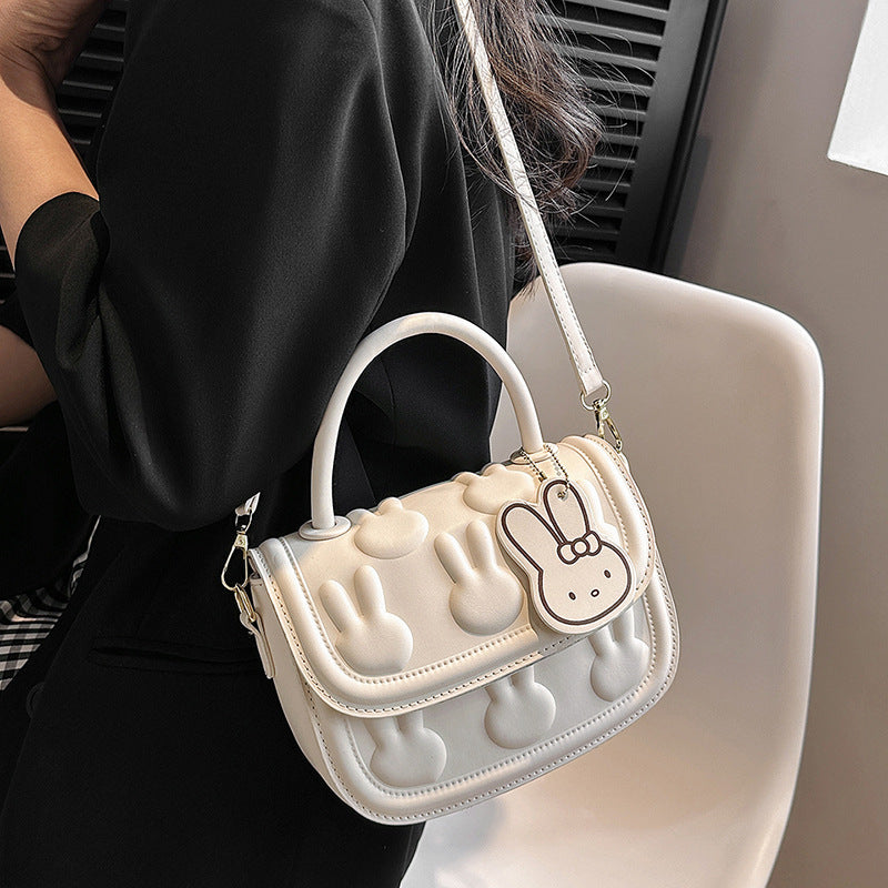 Handmade Self-made Woven Material Kit Rabbit Crossbody Bags