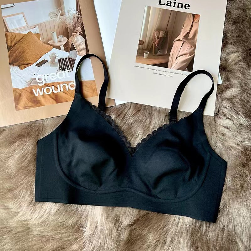 Women's Chest Show Bunny Ears Wireless Push Up Lingerie Sets